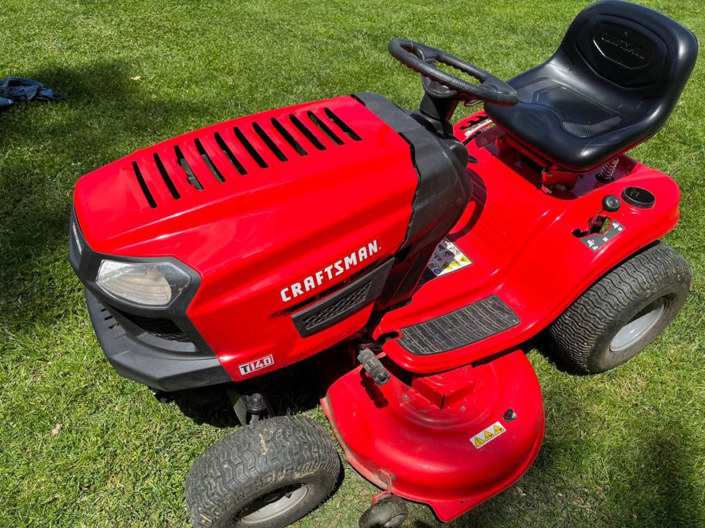 Craftsman T Inch Riding Lawn Mower For Sale Ronmowers