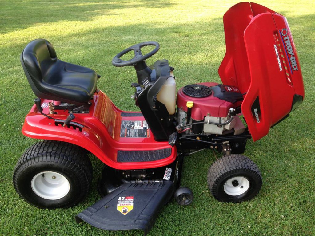 Used Troy-Bilt Bronco 42-in Riding Lawn Mower - RonMowers