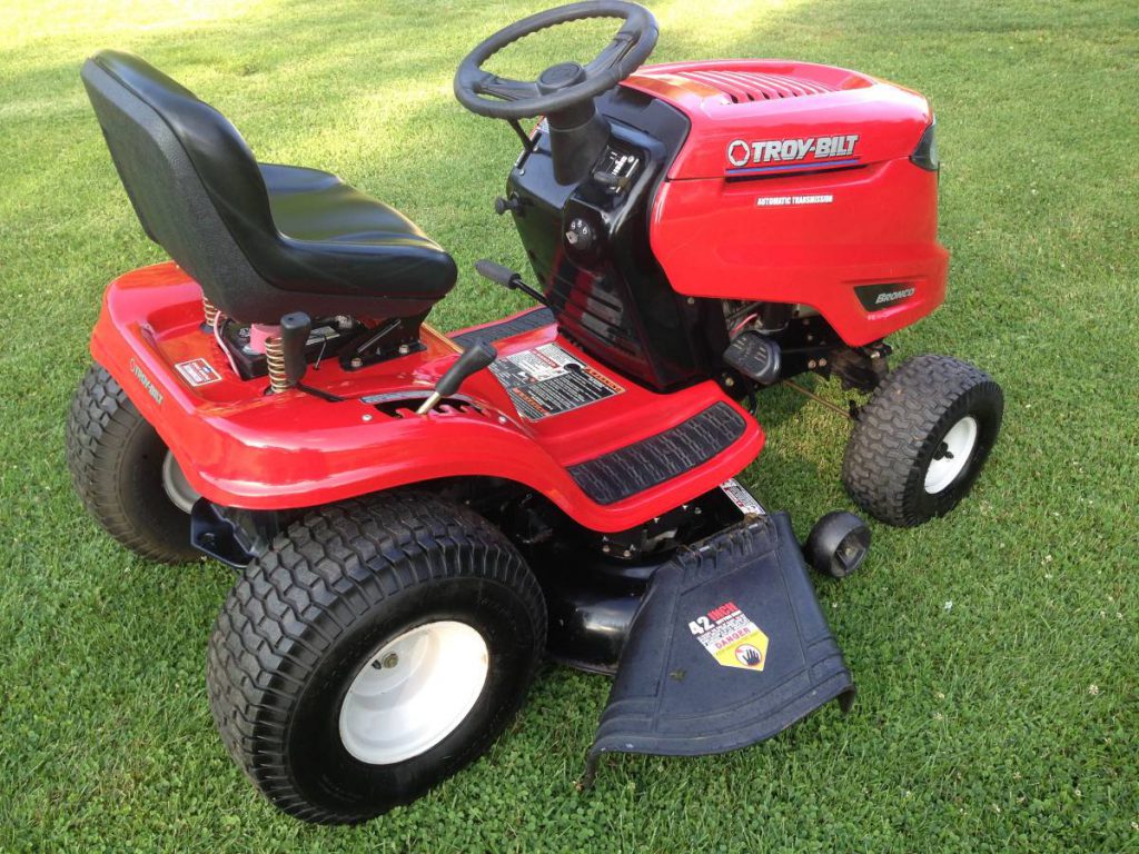 Used Troy-Bilt Bronco 42-in Riding Lawn Mower - RonMowers