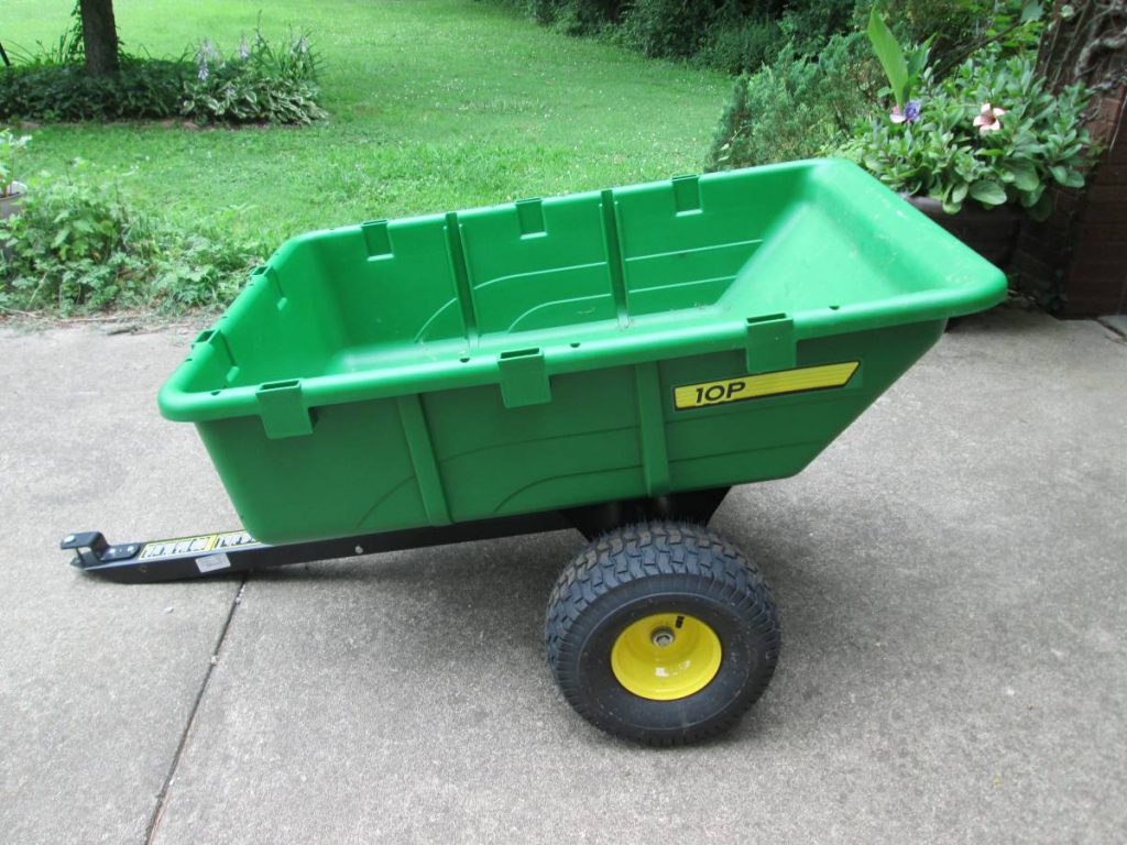 John Deere PCT-100JDC 650 lb. 10 cu. ft. Tow-Behind Cart for Sale ...