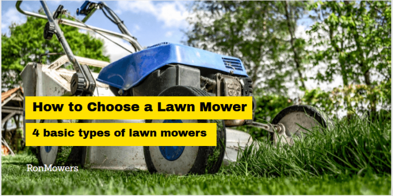 How to Choose a Lawn Mower - RonMowers