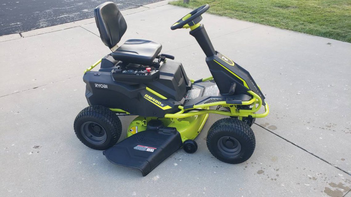 ryobi riding lawn mowers