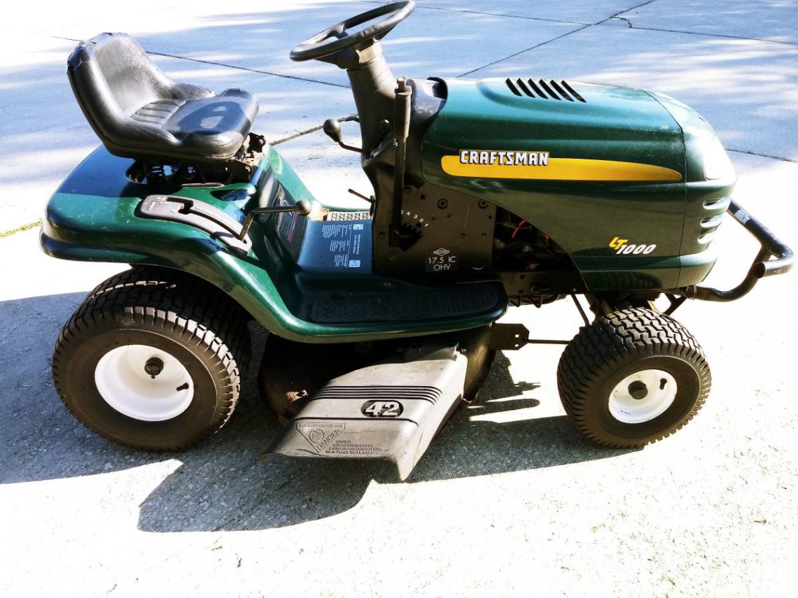 42 Craftsman Lt1000 Riding Lawn Mower For Sale Ronmowers