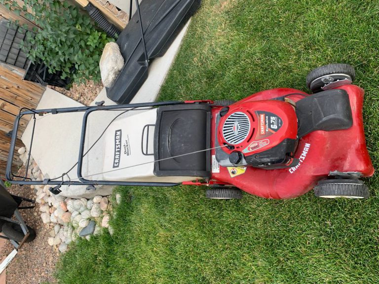 Craftsman 917376551 21 inch Self Propelled Lawn Mower with Bagger ...