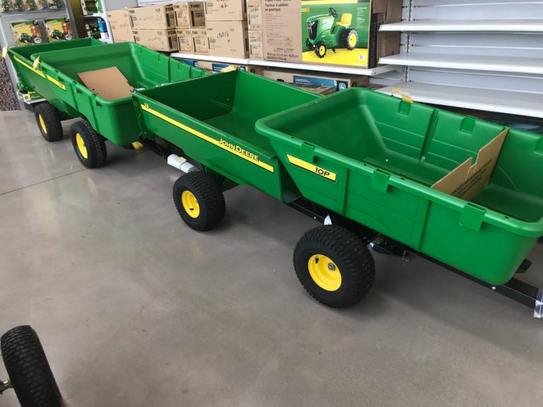 John Deere 10P Lawn Garden Trailer Dump Cart RonMowers   01313 ATBGxmNboC7 0CI0t2 1200x900 768x576 