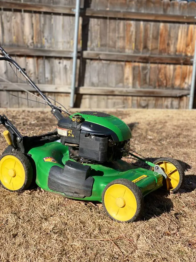 John deere push discount lawn mowers for sale