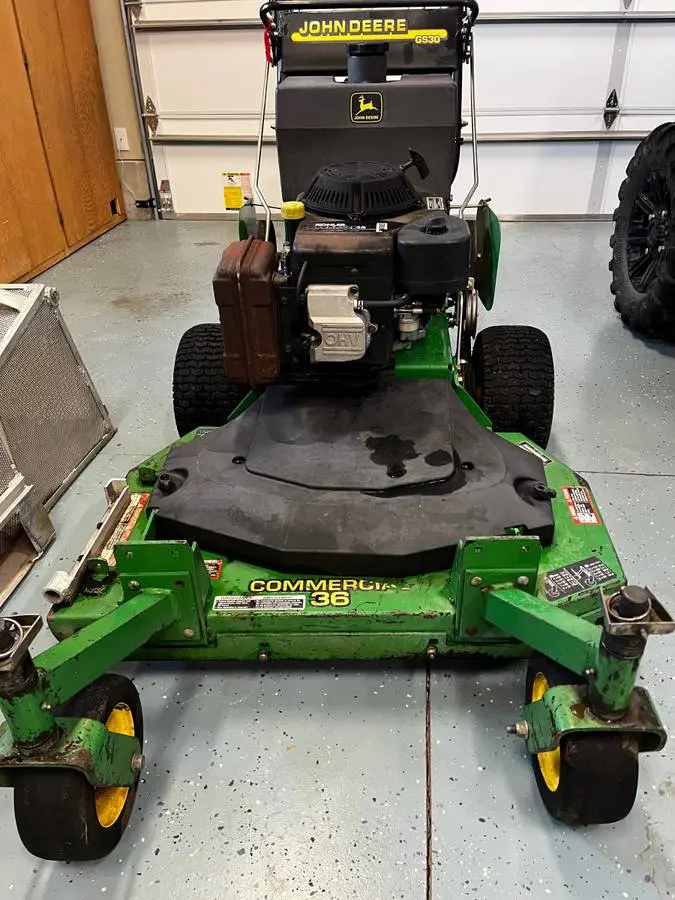 John deere gs30 2025 walk behind mower