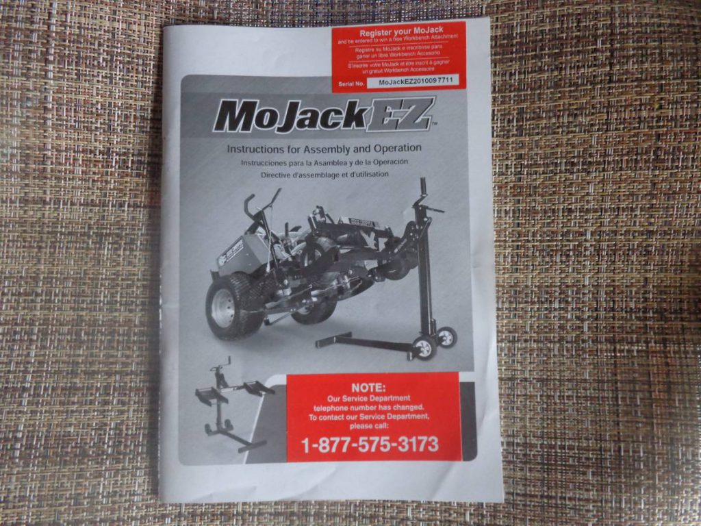 Mojack Ez Parts Diagram Mojack Ez Parts Diagram