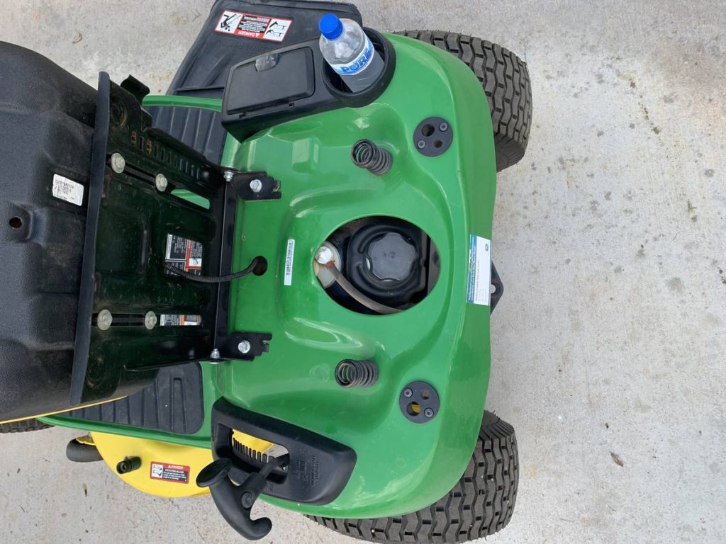 Very low hours 2018 John Deere e120 riding mower for sale RonMowers