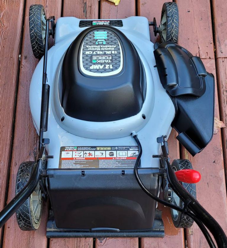 TASK FORCE 18-inch Corded 2-in-1 Electric Mower for Sale - RonMowers