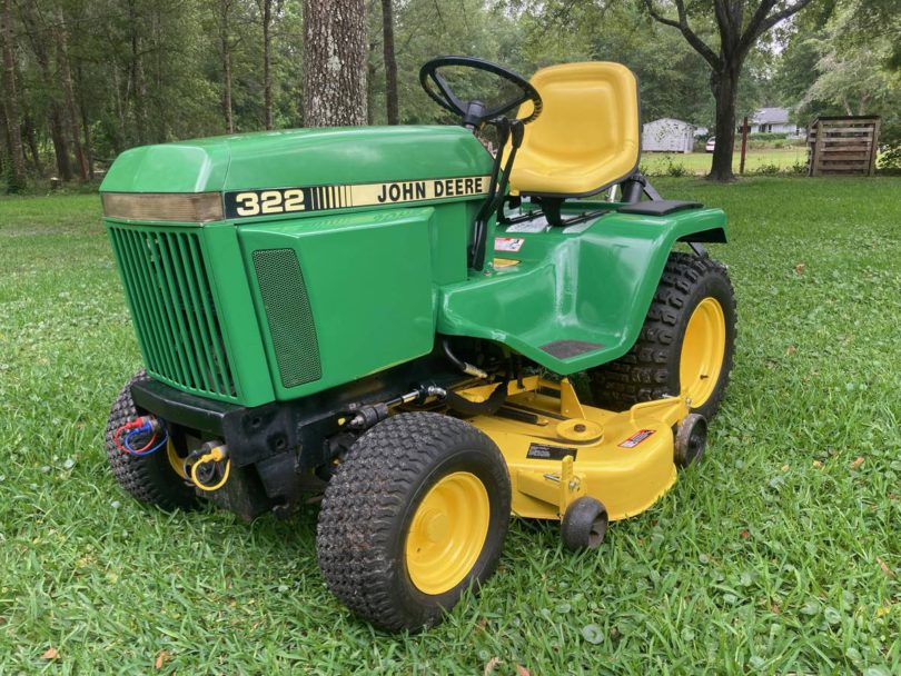 1990 John Deere 322 Tractor Riding Mower for Sale - RonMowers