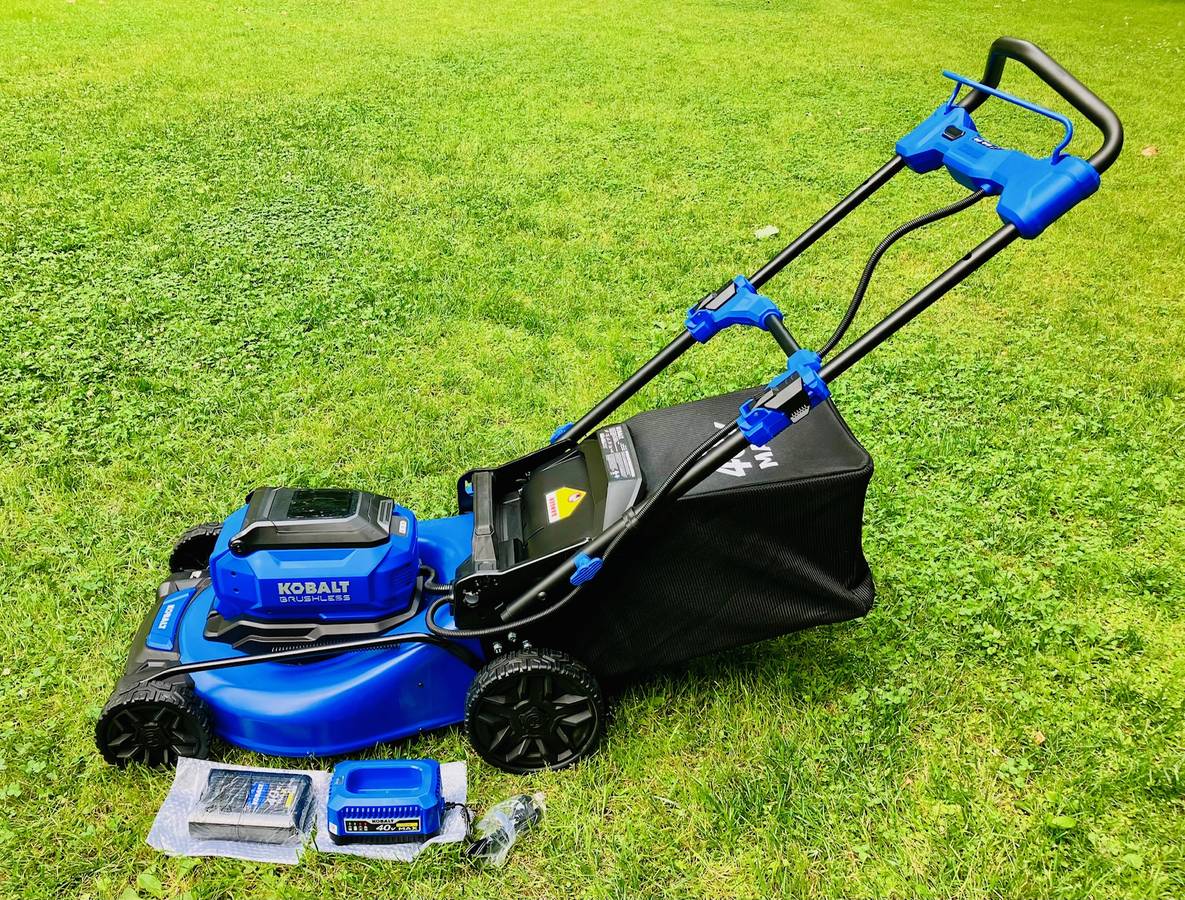 Kobalt Gen-4 40-Volt Max Brushless Motor Lawn Mower + Battery & Charger ...